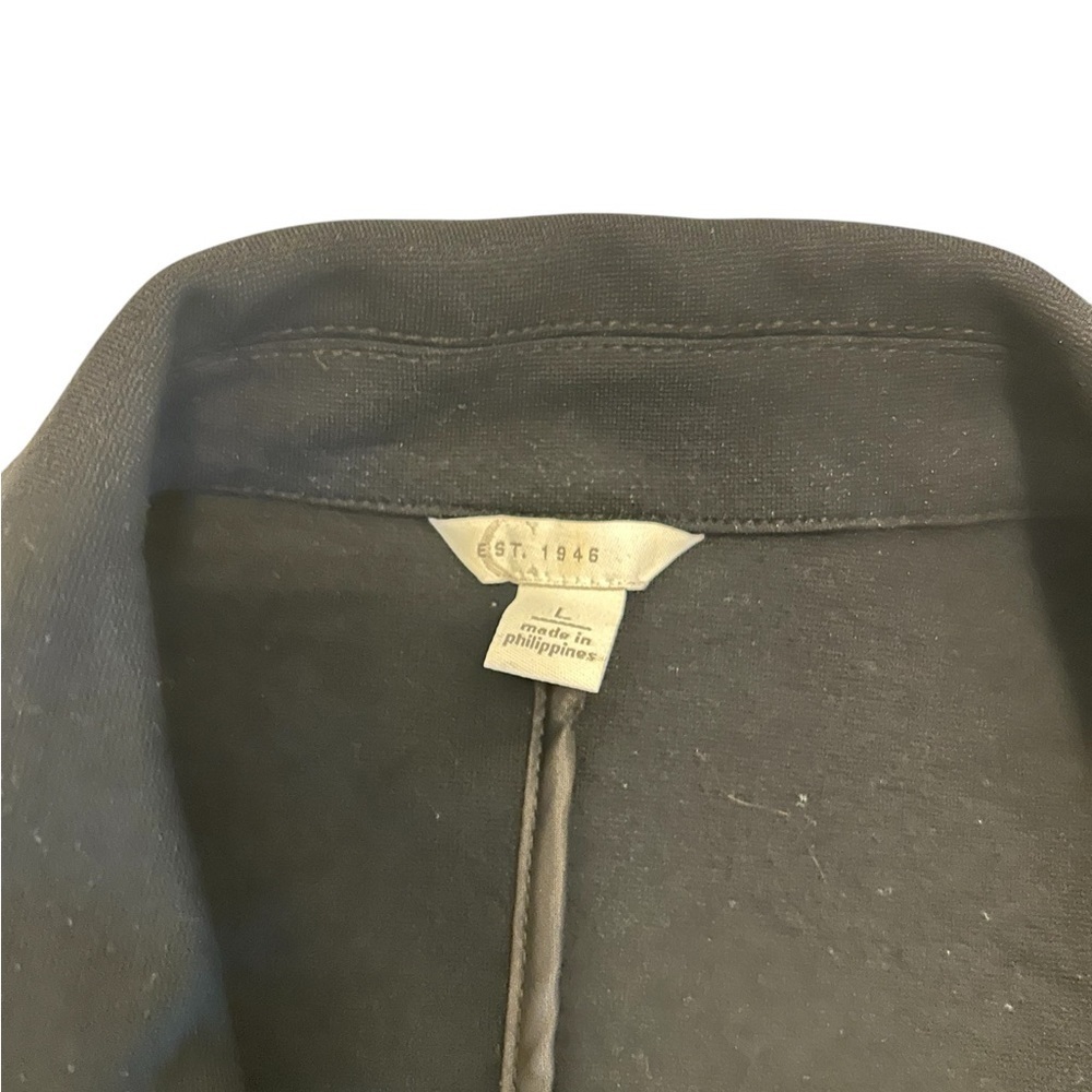 Est 1946 Jacket Womens Large Blazer Stretch Single Breasted 1 Button‎ Black - Picture 3 of 4